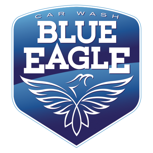 logo blue eagle carwash